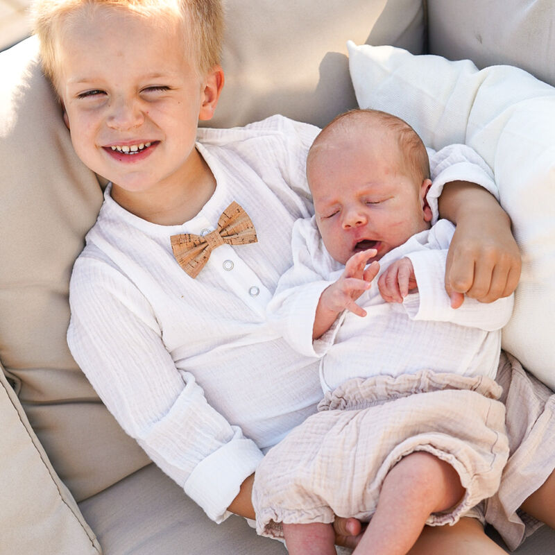 Rusetit veljeksille, klipsu-kiinnityksellä rusetin saa helposti paitaan